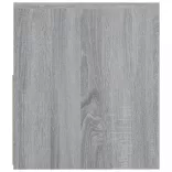 2 db szürke sonoma színű éjjeliszekrény LED-ekkel 60x35x40 cm