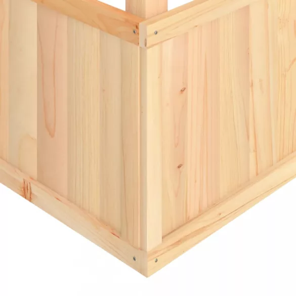 kültéri tömör fenyőfa játszószett