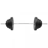 súlyzórúd súlytárcsákkal 60 kg