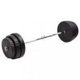 hajlított súlyzórúd súlytárcsákkal 90 kg