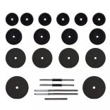 egykezes és kétkezes súlyzók súlytárcsákkal 60 kg