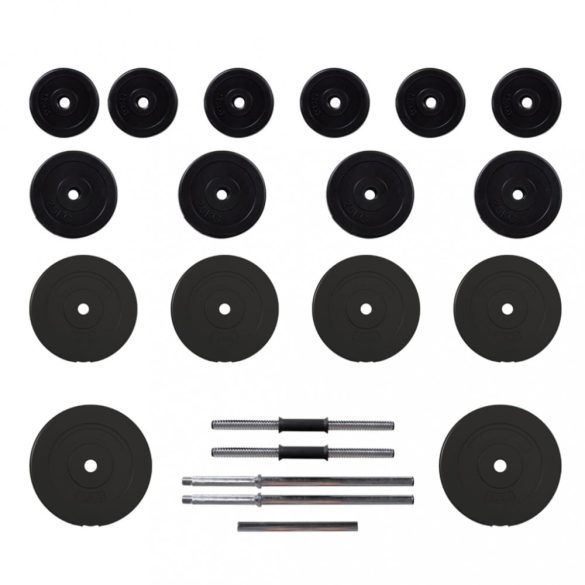 egykezes és kétkezes súlyzók súlytárcsákkal 60 kg