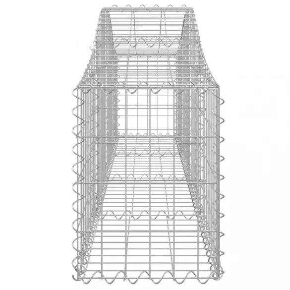 4 db íves horganyzott vas gabion kosár 200x30x40/60 cm