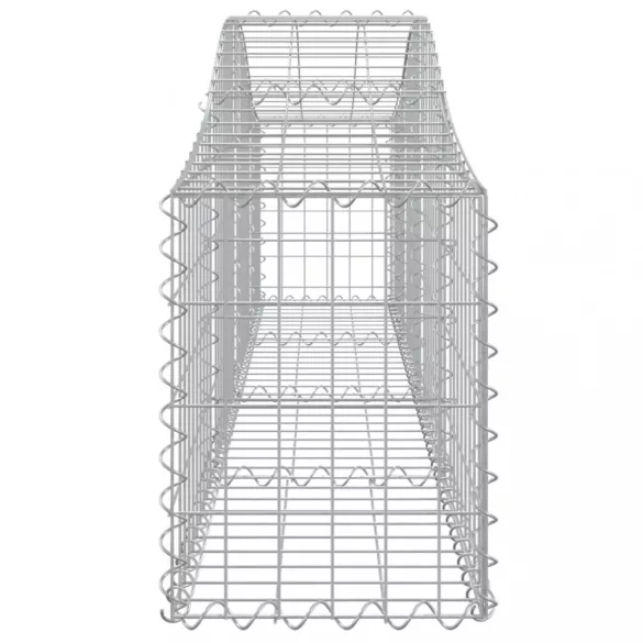 5 db íves horganyzott vas gabion kosár 200x30x40/60 cm