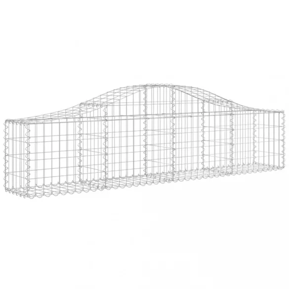 11 db íves horganyzott vas gabion kosár 200x30x40/60 cm