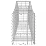 13 db íves horganyzott vas gabion kosár 200x30x40/60 cm