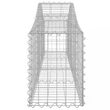 20 db íves horganyzott vas gabion kosár 200x30x40/60 cm