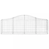 11 db íves horganyzott vas gabion kosár 200x30x60/80 cm