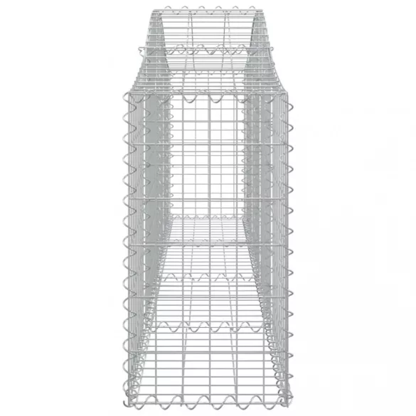 11 db íves horganyzott vas gabion kosár 200x30x60/80 cm