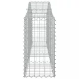 12 db íves horganyzott vas gabion kosár 200x30x60/80 cm