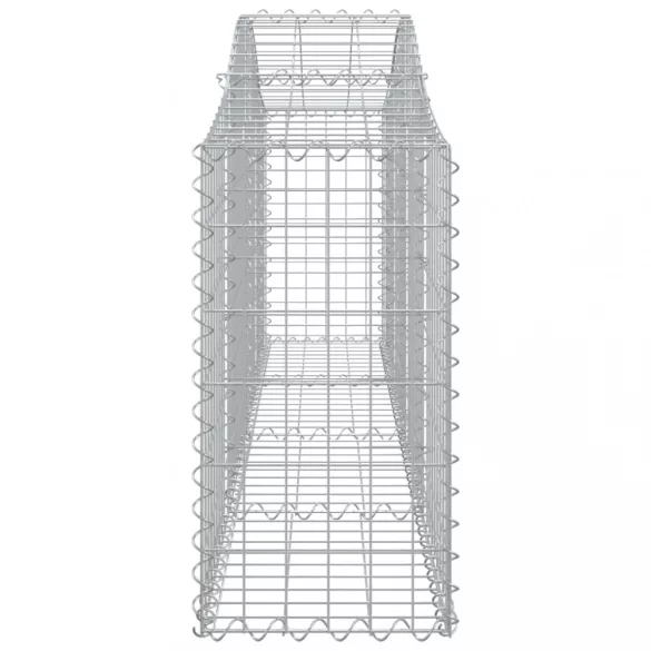 12 db íves horganyzott vas gabion kosár 200x30x60/80 cm