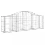20 db íves horganyzott vas gabion kosár 200x30x60/80 cm