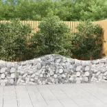 30 db íves horganyzott vas gabion kosár 200x30x60/80 cm