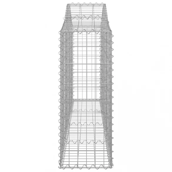 3 db íves horganyzott vas gabion kosár 200x30x80/100 cm