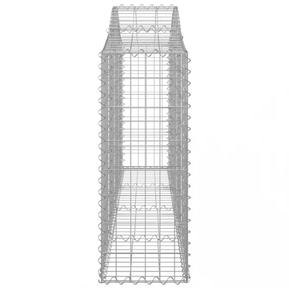18 db íves horganyzott vas gabion kosár 200x30x80/100 cm