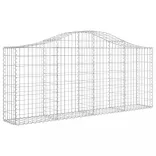 20 db íves horganyzott vas gabion kosár 200x30x80/100 cm