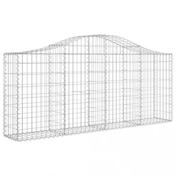 20 db íves horganyzott vas gabion kosár 200x30x80/100 cm