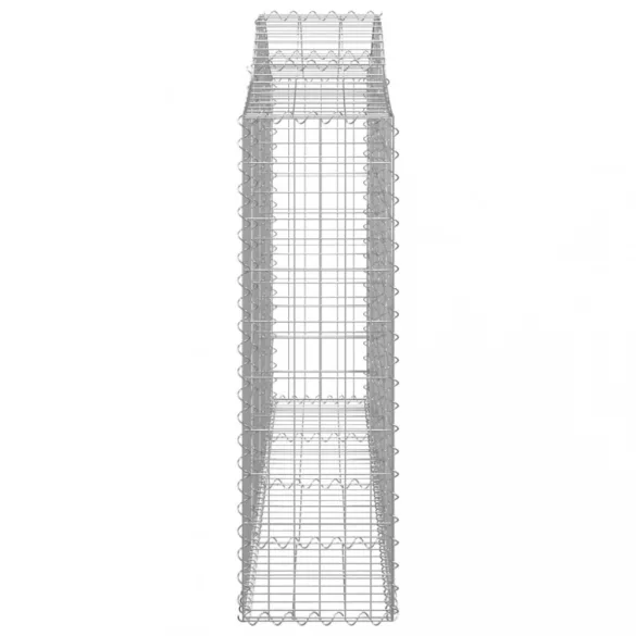 9 db íves horganyzott vas gabion kosár 200x30x100/120 cm