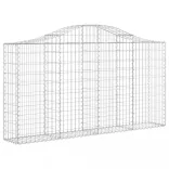 11 db íves horganyzott vas gabion kosár 200x30x100/120 cm