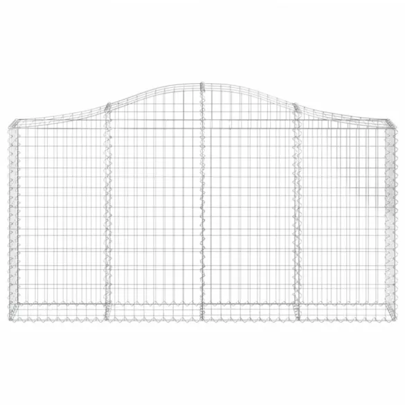 20 db íves horganyzott vas gabion kosár 200x30x100/120 cm