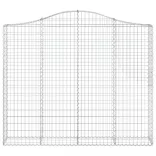 3 db íves horganyzott vas gabion kosár 200x30x160/180 cm