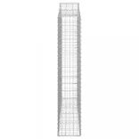 4 db íves horganyzott vas gabion kosár 200x30x160/180 cm