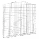 6 db íves horganyzott vas gabion kosár 200x30x180/200 cm