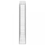 8 db íves horganyzott vas gabion kosár 200x30x180/200 cm