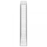 9 db íves horganyzott vas gabion kosár 200x30x180/200 cm
