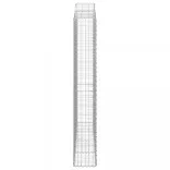 2 db íves horganyzott vas gabion kosár 200 x 30 x 200/220 cm