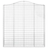 5 db íves horganyzott vas gabion kosár 200x30x200/220 cm