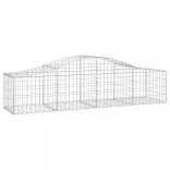 5 db íves horganyzott vas gabion kosár 200x50x40/60 cm