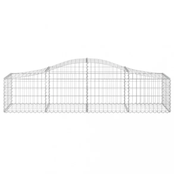13 db íves horganyzott vas gabion kosár 200x50x40/60 cm
