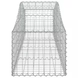 13 db íves horganyzott vas gabion kosár 200x50x40/60 cm