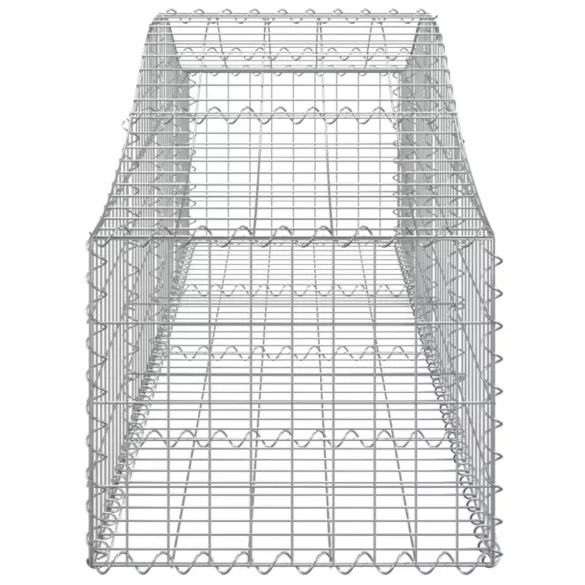 13 db íves horganyzott vas gabion kosár 200x50x40/60 cm