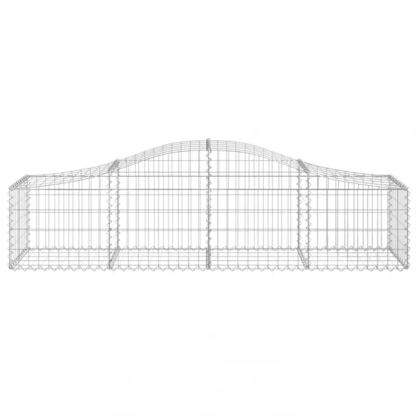 20 db íves horganyzott vas gabion kosár 200x50x40/60 cm