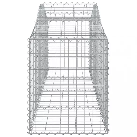 11 db íves horganyzott vas gabion kosár 200x50x60/80 cm