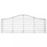 13 db íves horganyzott vas gabion kosár 200x50x60/80 cm