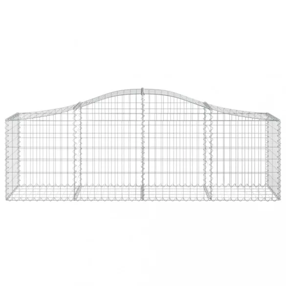 13 db íves horganyzott vas gabion kosár 200x50x60/80 cm
