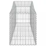 13 db íves horganyzott vas gabion kosár 200x50x60/80 cm
