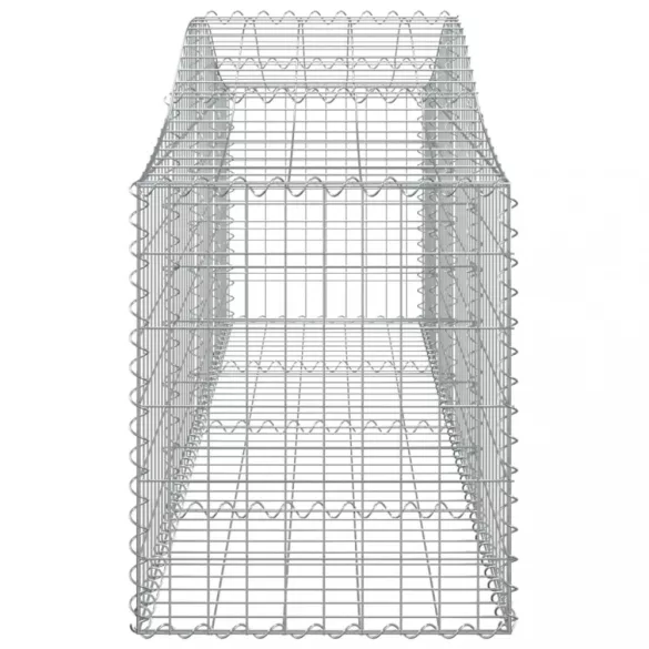 14 db íves horganyzott vas gabion kosár 200x50x60/80 cm