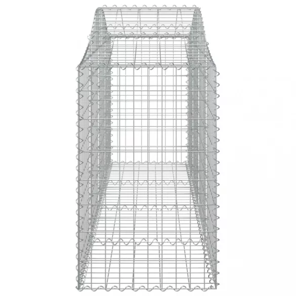 3 db íves horganyzott vas gabion kosár 200x50x80/100 cm