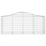 11 db íves horganyzott vas gabion kosár 200x50x80/100 cm