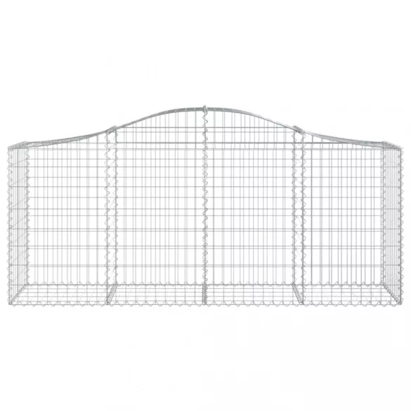 11 db íves horganyzott vas gabion kosár 200x50x80/100 cm
