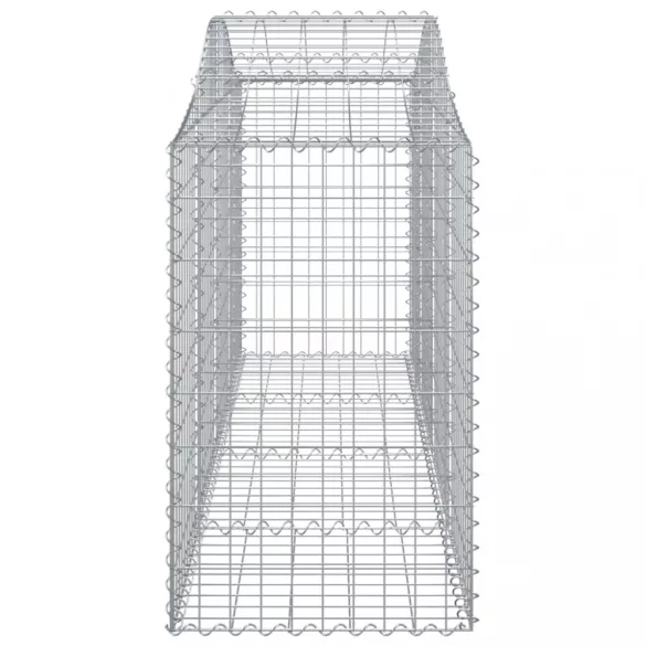 11 db íves horganyzott vas gabion kosár 200x50x80/100 cm