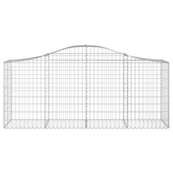 13 db íves horganyzott vas gabion kosár 200x50x80/100 cm