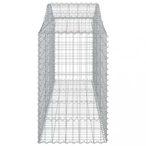 13 db íves horganyzott vas gabion kosár 200x50x80/100 cm