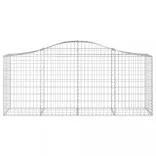 14 db íves horganyzott vas gabion kosár 200x50x80/100 cm