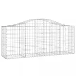 15 db íves horganyzott vas gabion kosár 200x50x80/100 cm