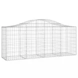 25 db íves horganyzott vas gabion kosár 200x50x80/100 cm
